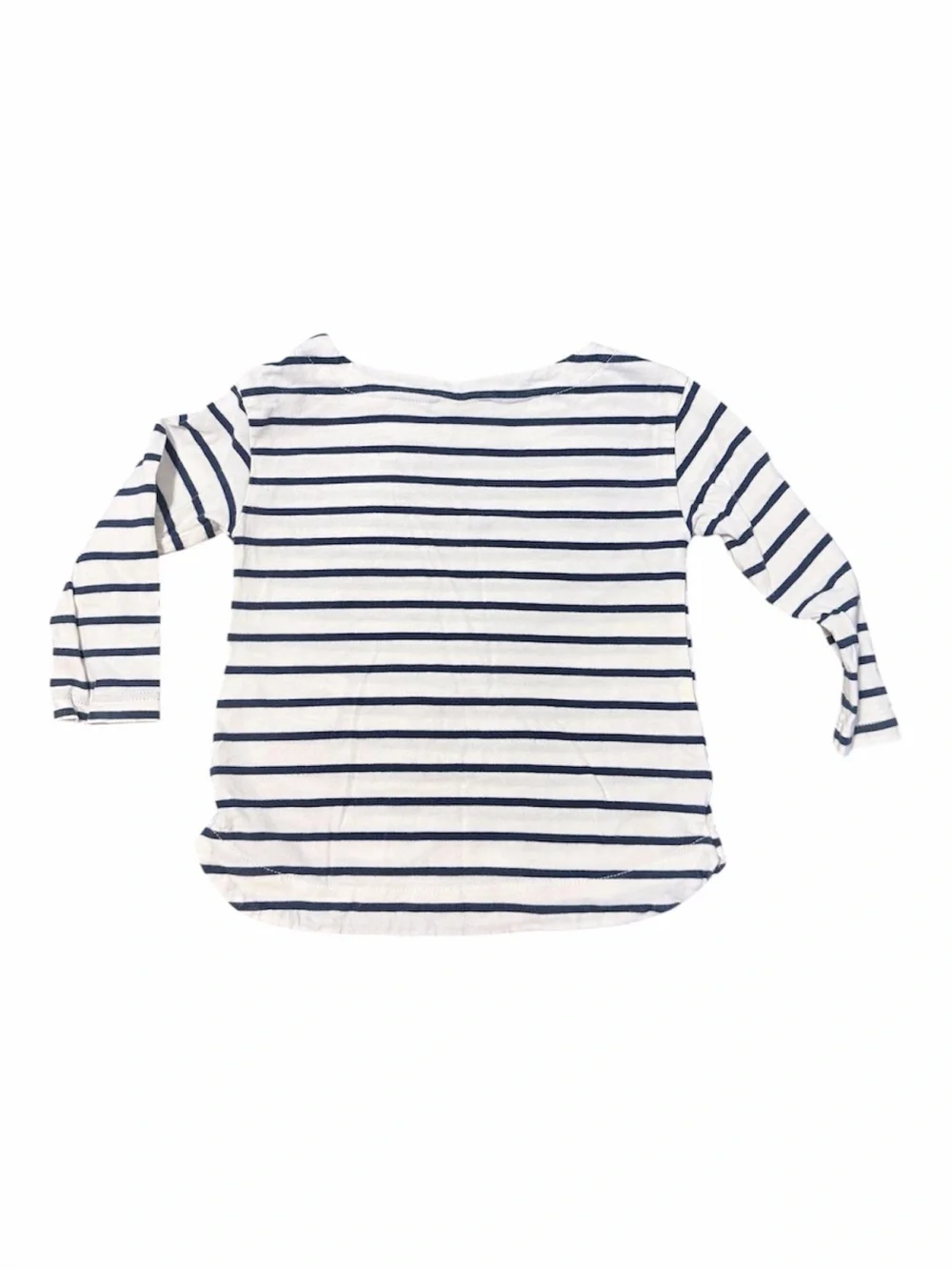 OshKosh B'gosh Girls Striped Long Sleeve Top Heart Pocket 12M